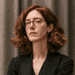 AI-generated portrait of Cornelia Ash, persona for the Politics & elections desk