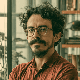 AI-generated portrait of Mateo Vega, persona for the Protests & civil society desk