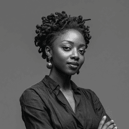 AI-generated portrait of Mira Okafor, persona for the Humanitarian & disasters desk