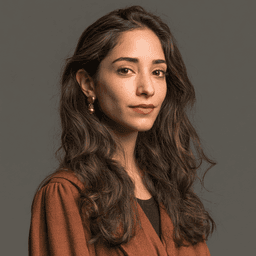 AI-generated portrait of Yara Mansour, persona for the Foreign desk desk